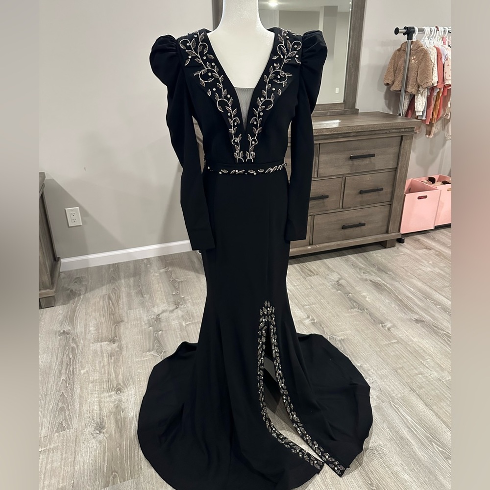 Long sleeve gown